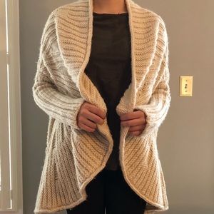 Cream Cozy Oversized Sweater